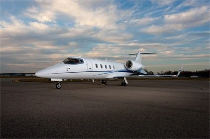 Vista exterior del Learjet 60